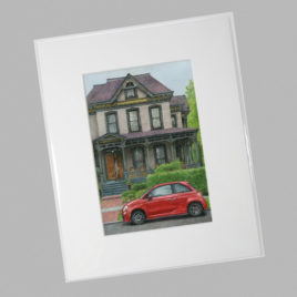 House with Fiat 500 (Mini)