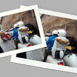 Vespas with Sidecars